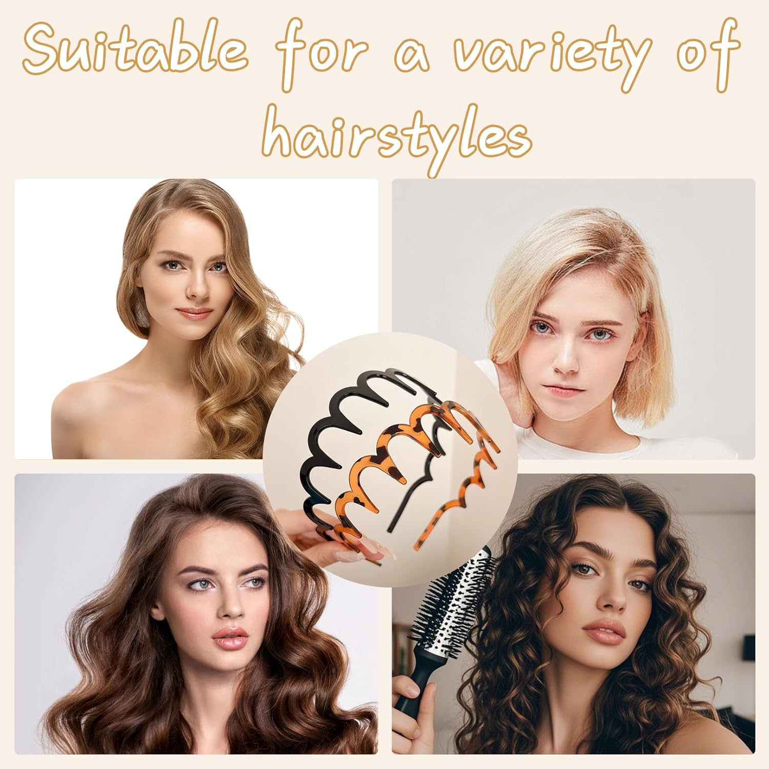 Pack of 2 Zigzag Headband image number 4