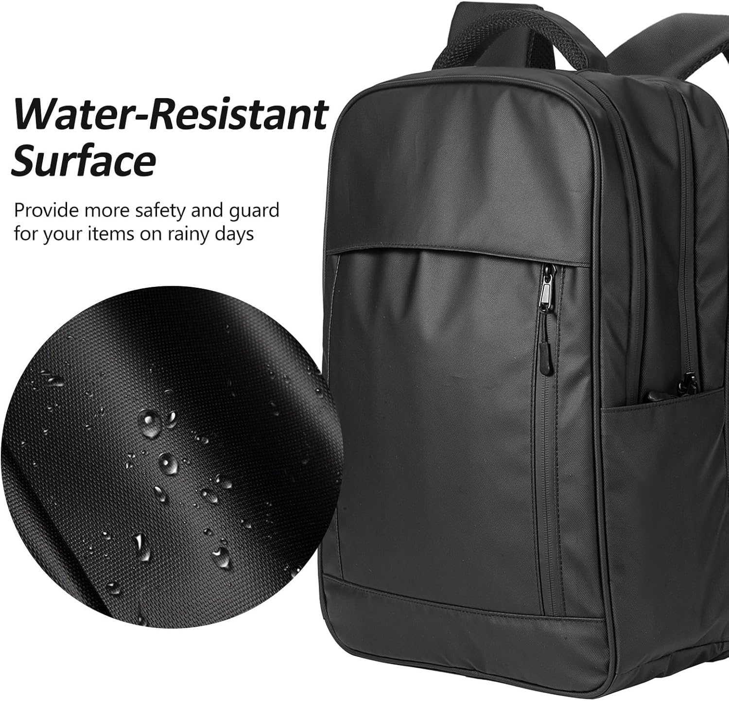 Two Shoulder Bag, Travel Backpack with Cooling Fan 3 Levels of Wind Waterproof Sport Daypack with USB Port Casual Laptop Backpack for Trip School Office image number 1