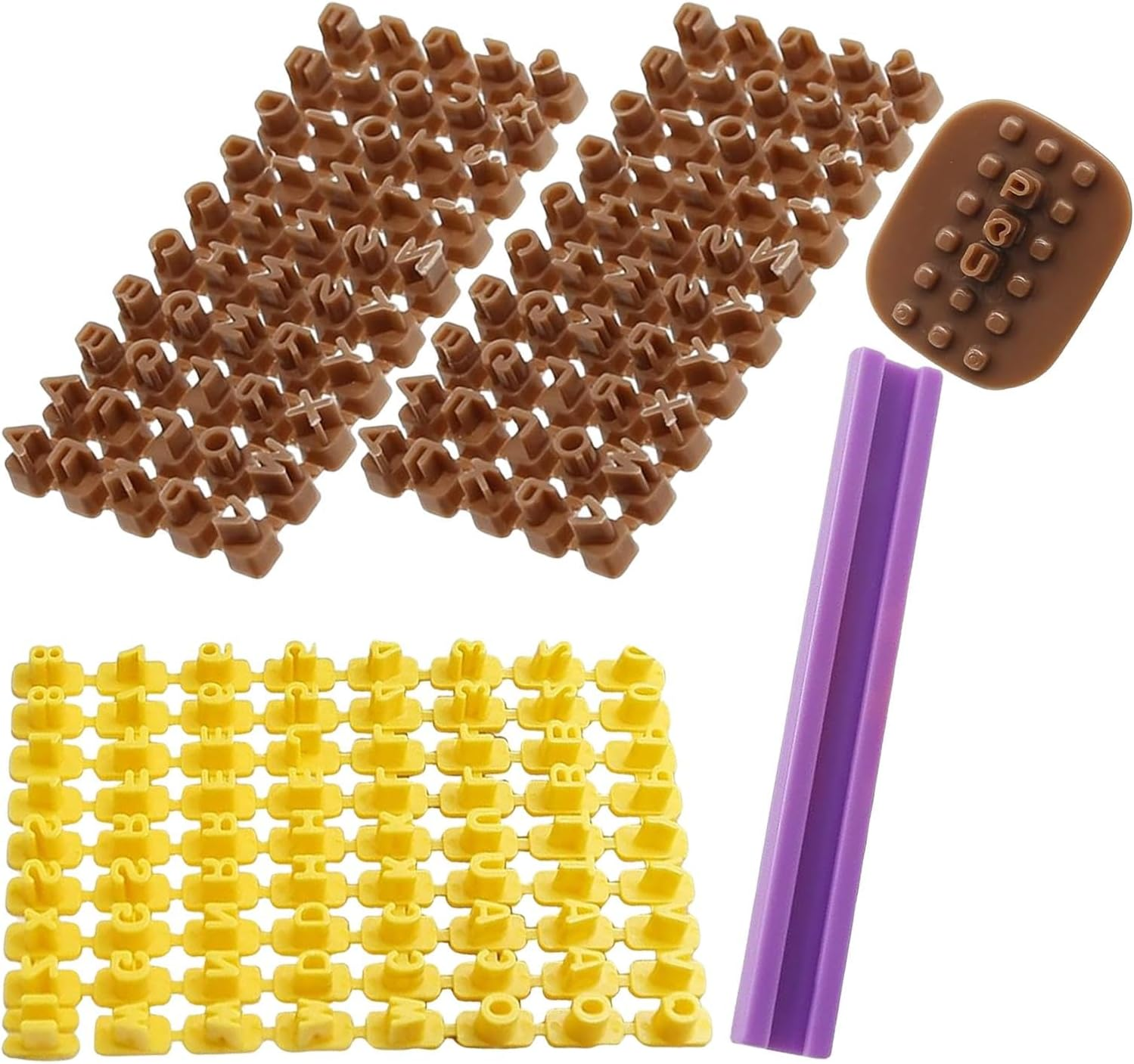 Letter Numbers Molds, Alphabet Cutters, 172 Pcs/Set Christmas Cookie Cutters Baking Molds, Creative Cookie Press, Funny Cookie Cutters for Fruit, Cookies, V image number 5