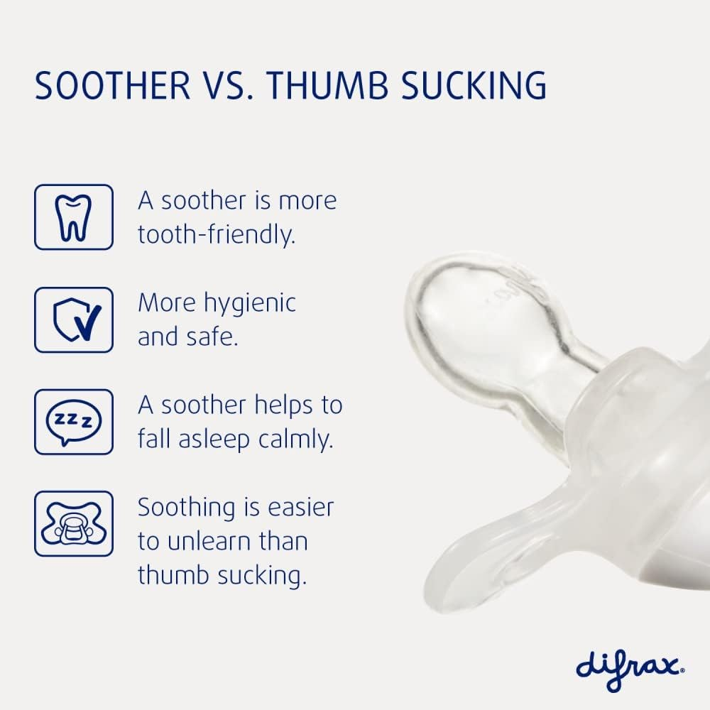 Difrax Pacifier Natural 0-6 Months Pure - Brick image number 3