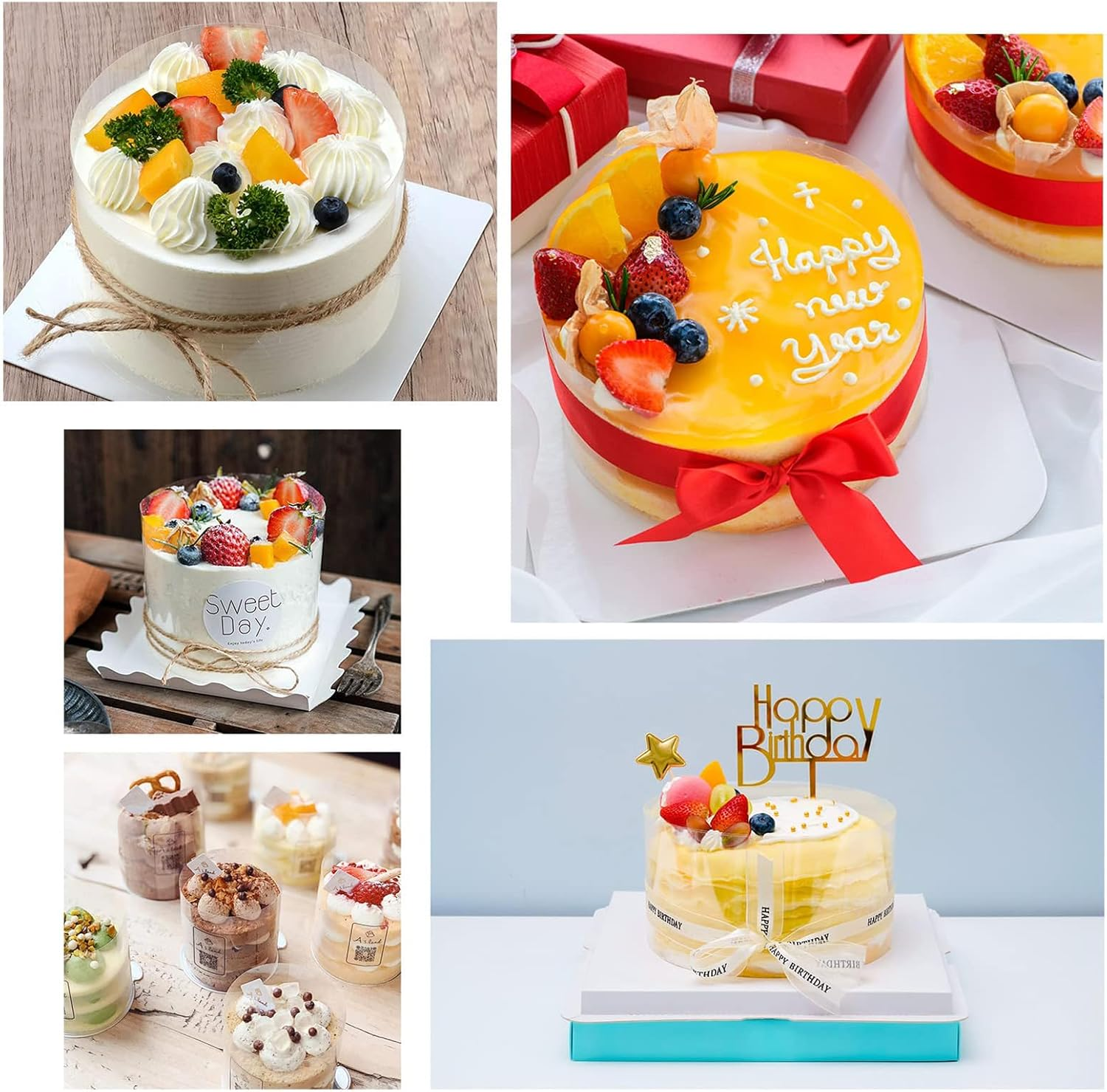 EP Leben Acetate Cake Collars, 30Cm X 10M Thickened Acetate Sheets for Baking Cakes, Chocolate Mousse Cake Surrounding Edge Decorating image number 4