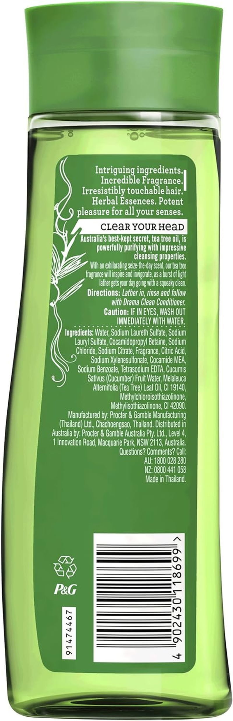 Herbal Essences Drama Clean Shampoo, 300Ml image number 6