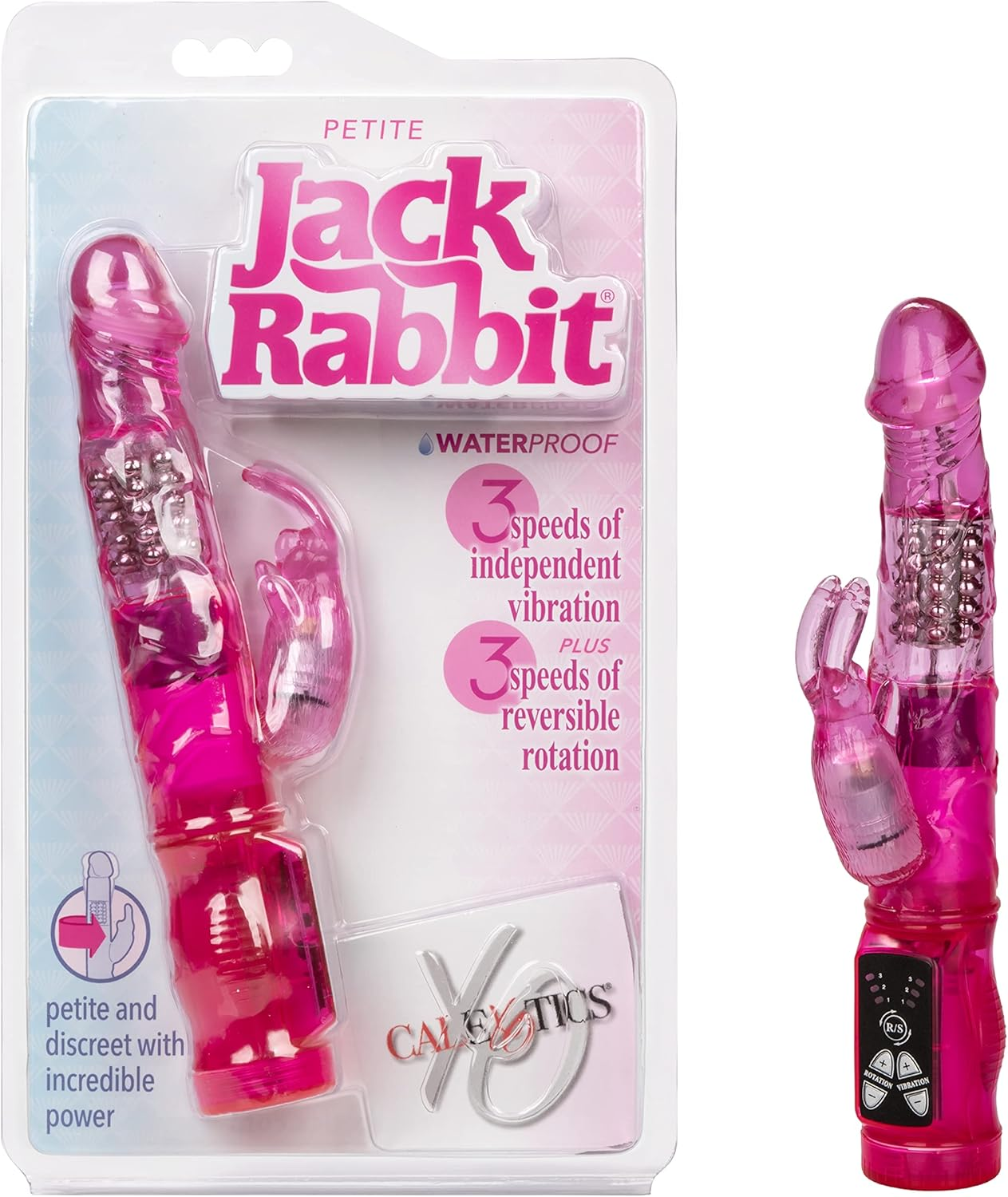 California Exotic Novelties Petite Jack Rabbit Vibrator, Purple