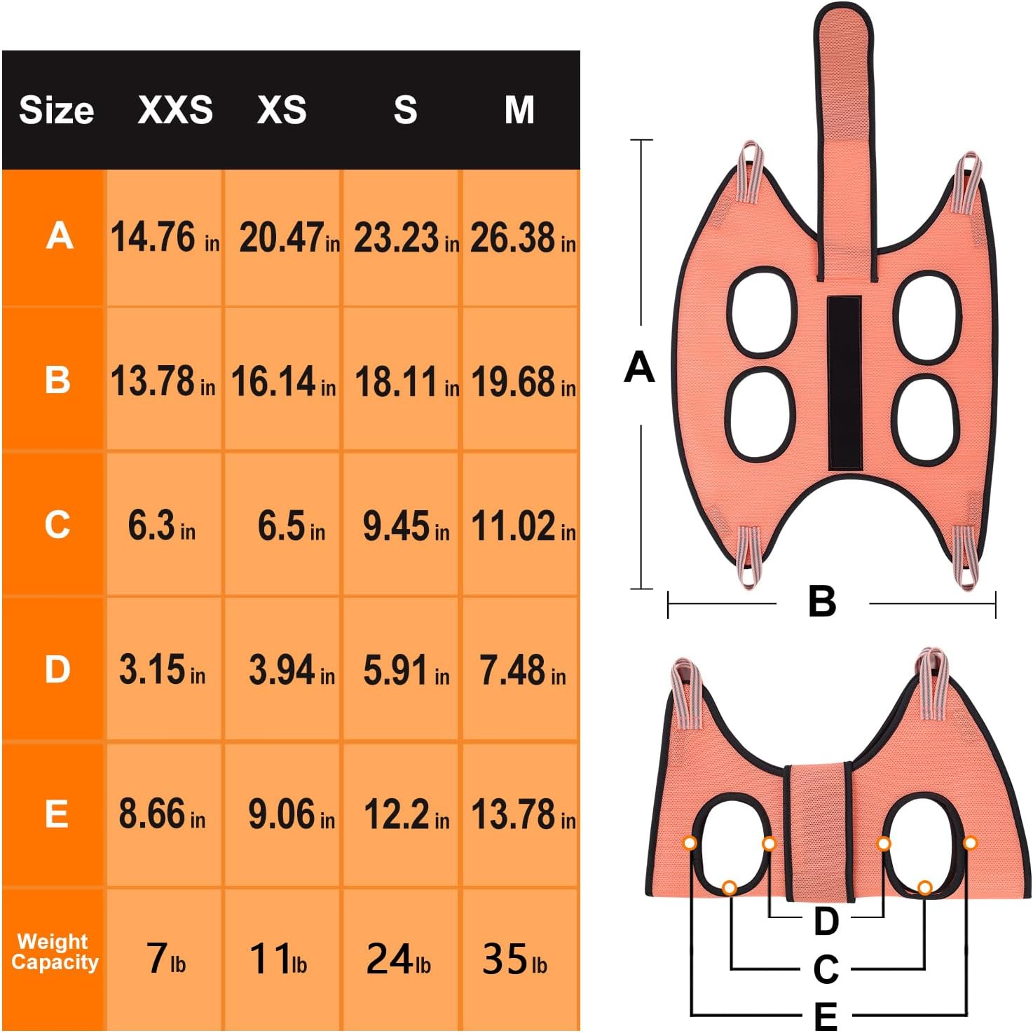 Dog Grooming Hammock, Hanging Harness for Nail Clipping, Trimming Sling Holder Helper, Restraint Bag for Claw Care - Small / 25 Lb Max image number 6