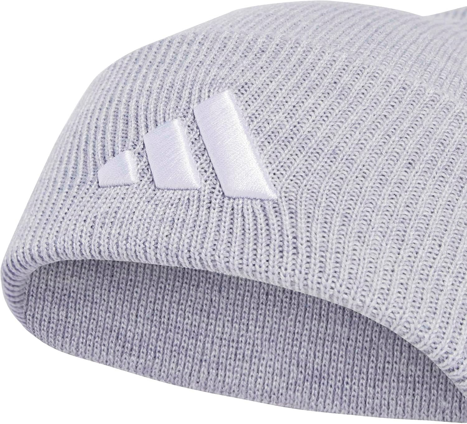 Adidas Unisex Adult'S New Logo Beanie Cuff - Cream White image number 4