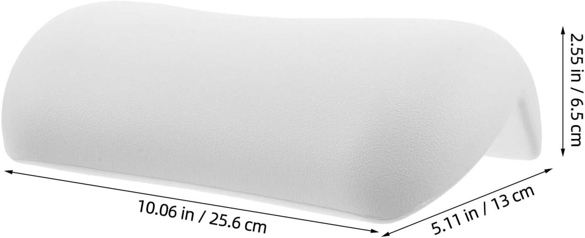 TOPPERFUN Silicone Bath Pillow with Non-Slip Suction Cups, Small Supportive Bathtub Cushion for Head and Neck, Quick-Dry Soft Tub Pillow for Spa and Home Bathing Use image number 6