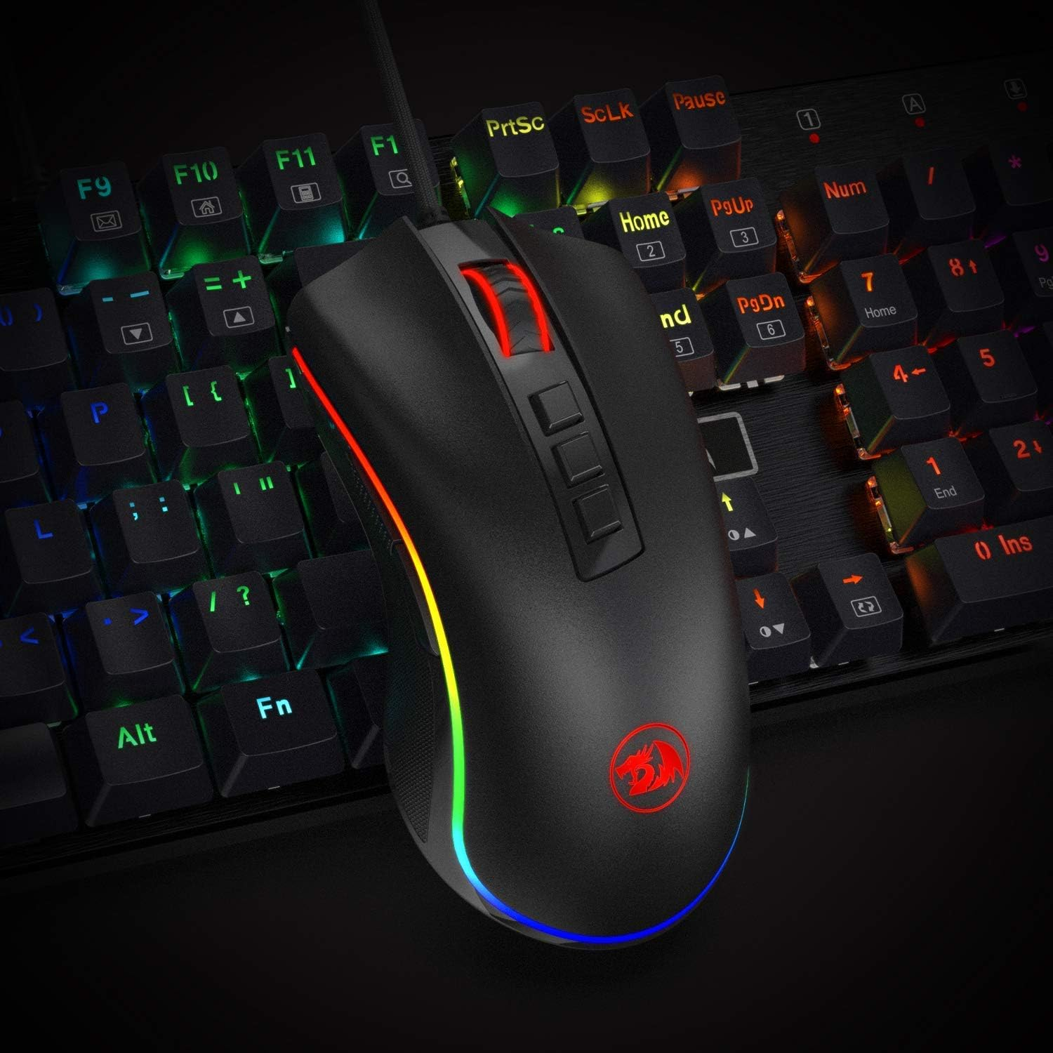 Redragon Gaming Mouse with 16.8 Million RGB Color Backlit (M711) image number 2
