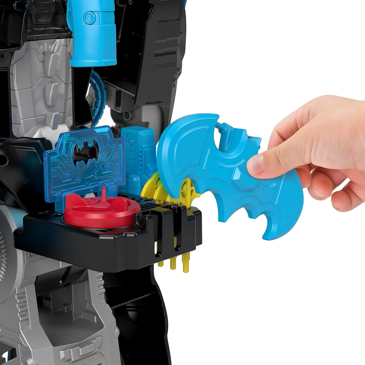 Fisher-Price Imaginext DC Super Friends Batman Toy Bat-Tech Batbot Playset 2-Ft-Tall Robot with Lights & Sounds for Pretend Play Kids Ages 3+ Years image number 4