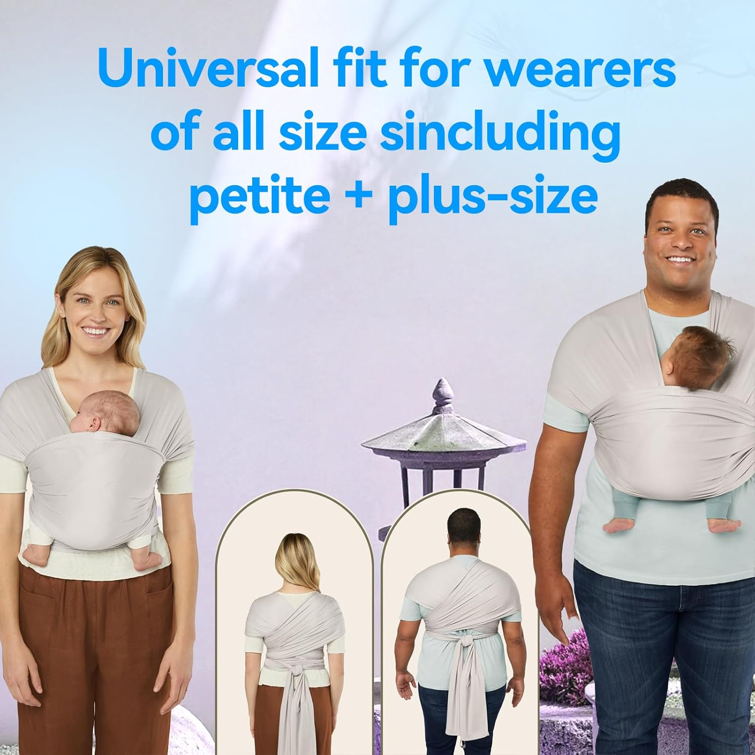 Baby Carrier &ndash; Original Newborn Carrier (For Newborns Weighing up to 22 Pounds), Soft, Safe, Hands-Free, and Ergonomically Designed, Ideal for Bonding with Your Baby, Perfect for New Parents