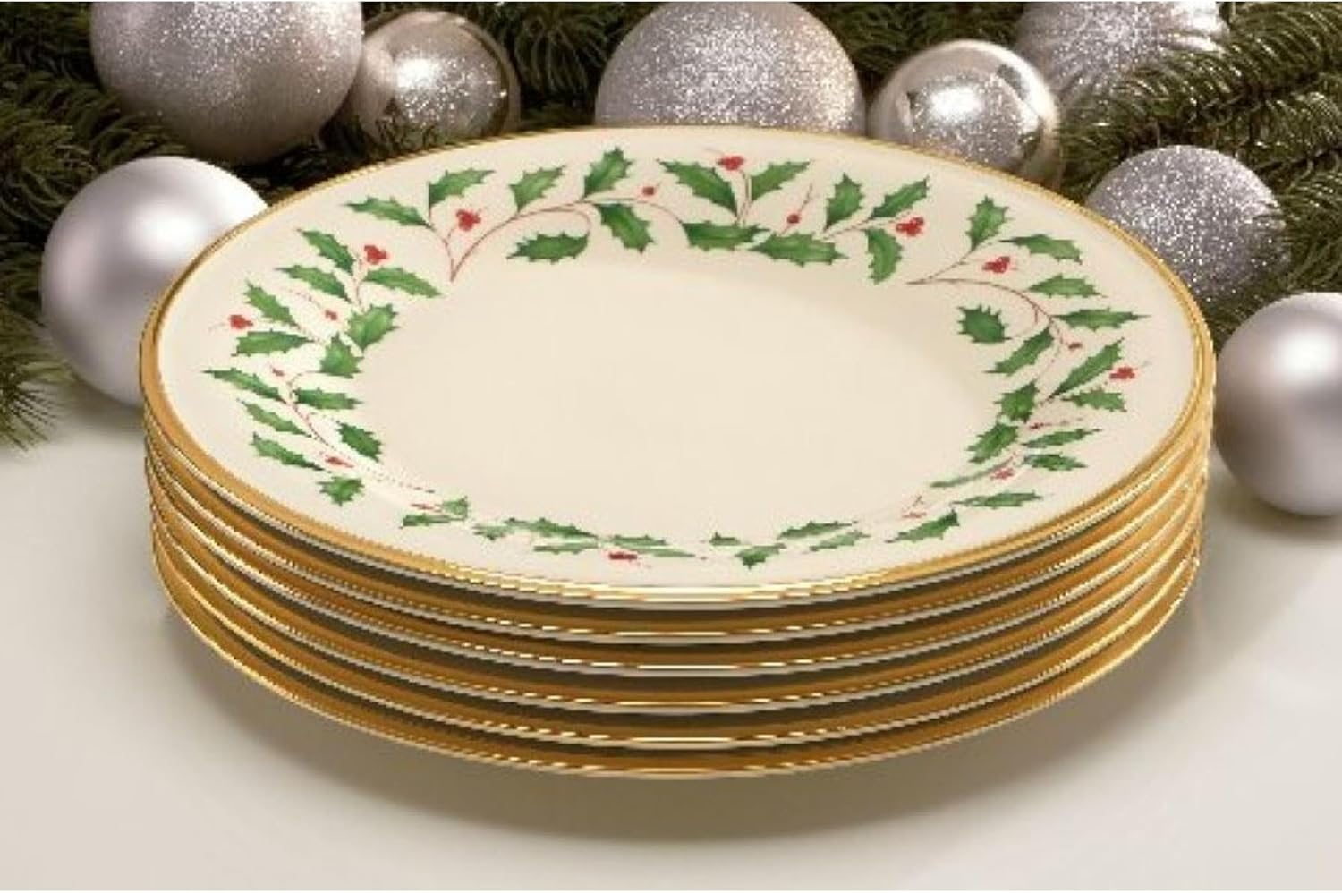 Lenox 835217 Holiday Dinner Plate Set, Buy 3 Get 6 image number 5