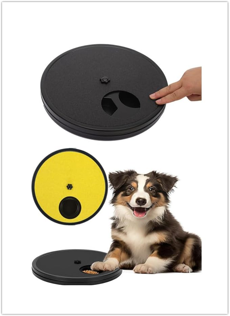 Dog Scratch Pad for Nails, 3 in 1 Snack round Rotatable Pet Nail Grinding Mat with Storage Box, Slow Food Storage Box Fun Dog Nail File Board for Pets Gift Nail Care Removable Scratching Pad image number 1