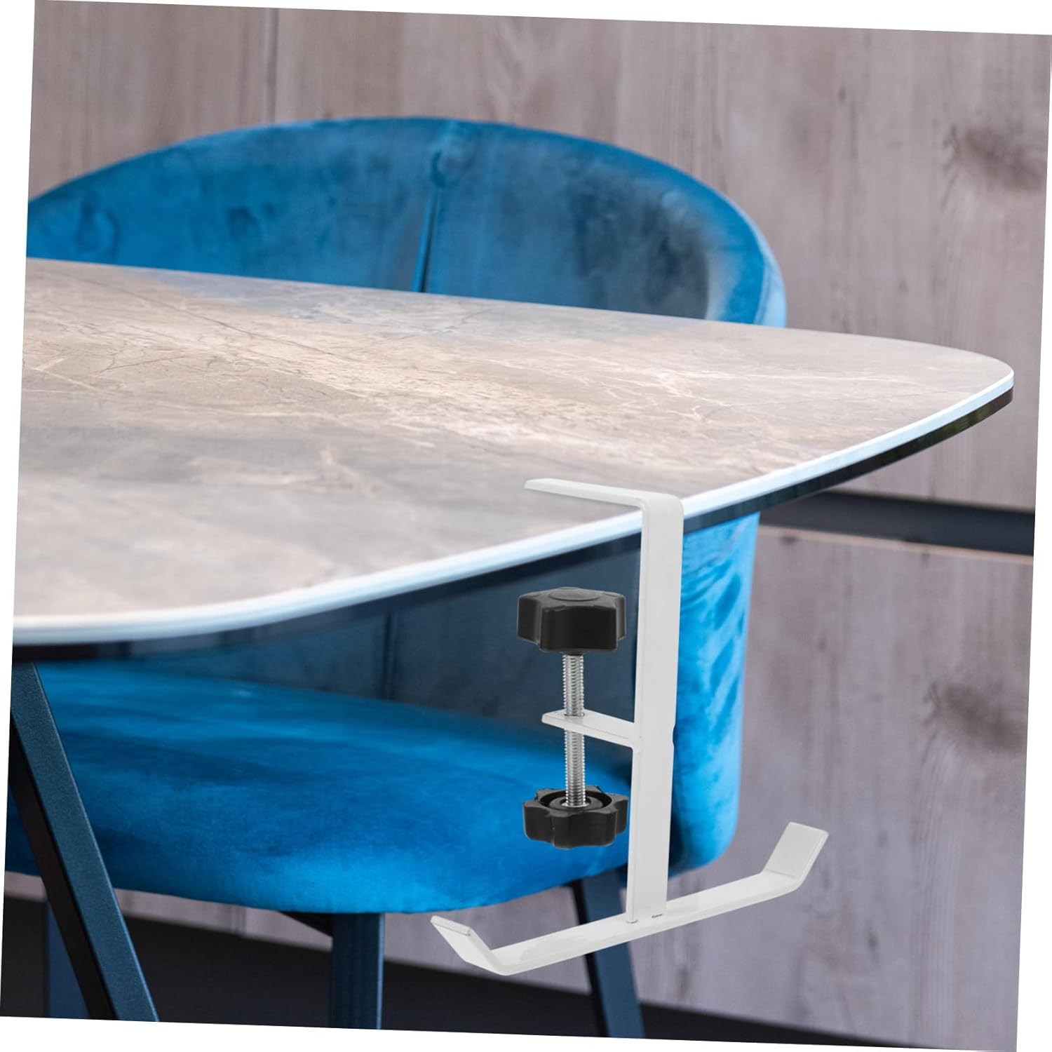 SAFIGLE 5Pcs Table Backpack Holder Desk Handbag Hook Hanger for Office School Convenient Bag Hook for Desk Hanging Purse for Table image number 2