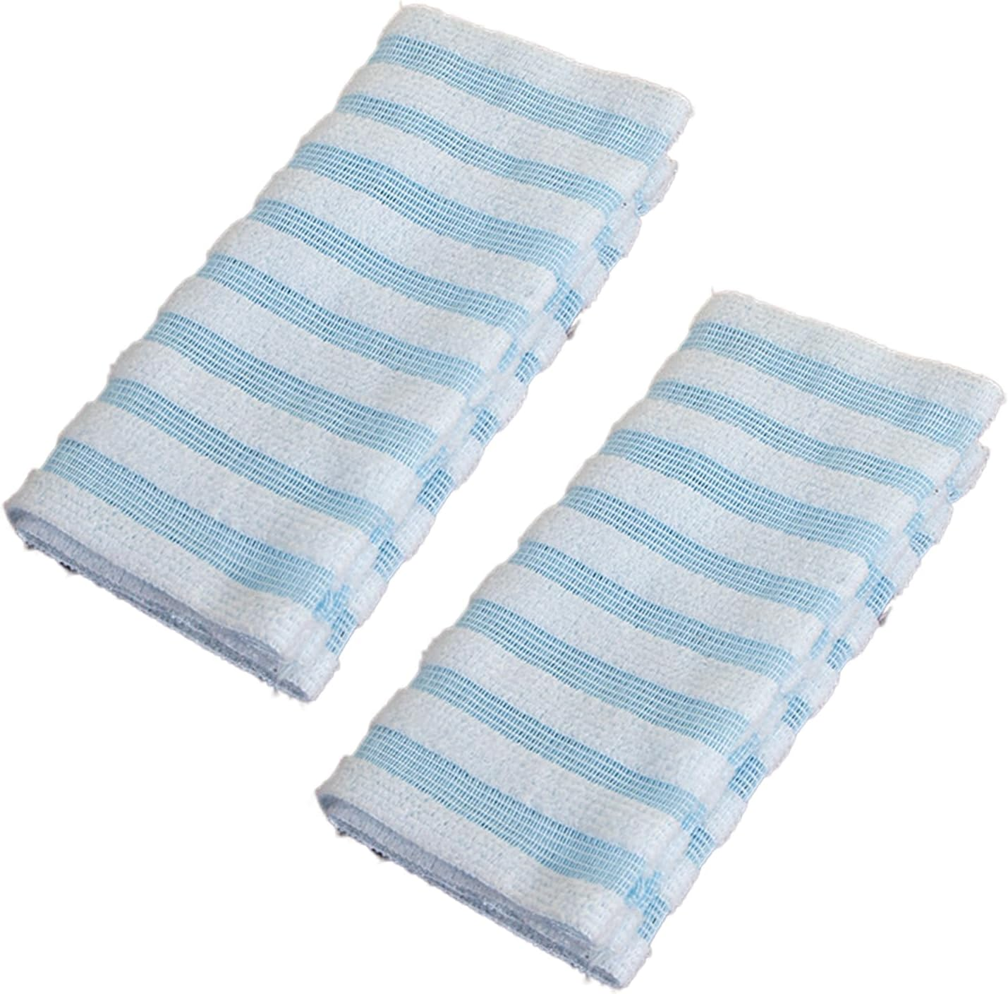 Shower Towel, 2 Pieces Body Cleansing Massage Scrub - Soft and Practical, Removes Dead Skin for Men Women Body Cleaning and Massage (Black)