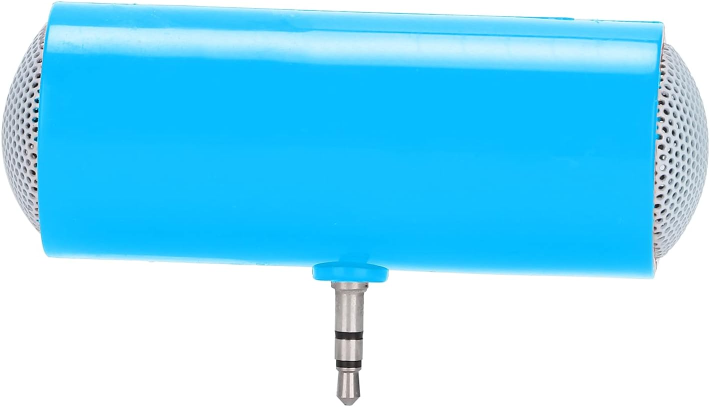 3.5Mm Jack Speaker, No Delay ABS Material Laptop Speaker for Mobile Phones for Tablets (Blue) - Blue image number 5