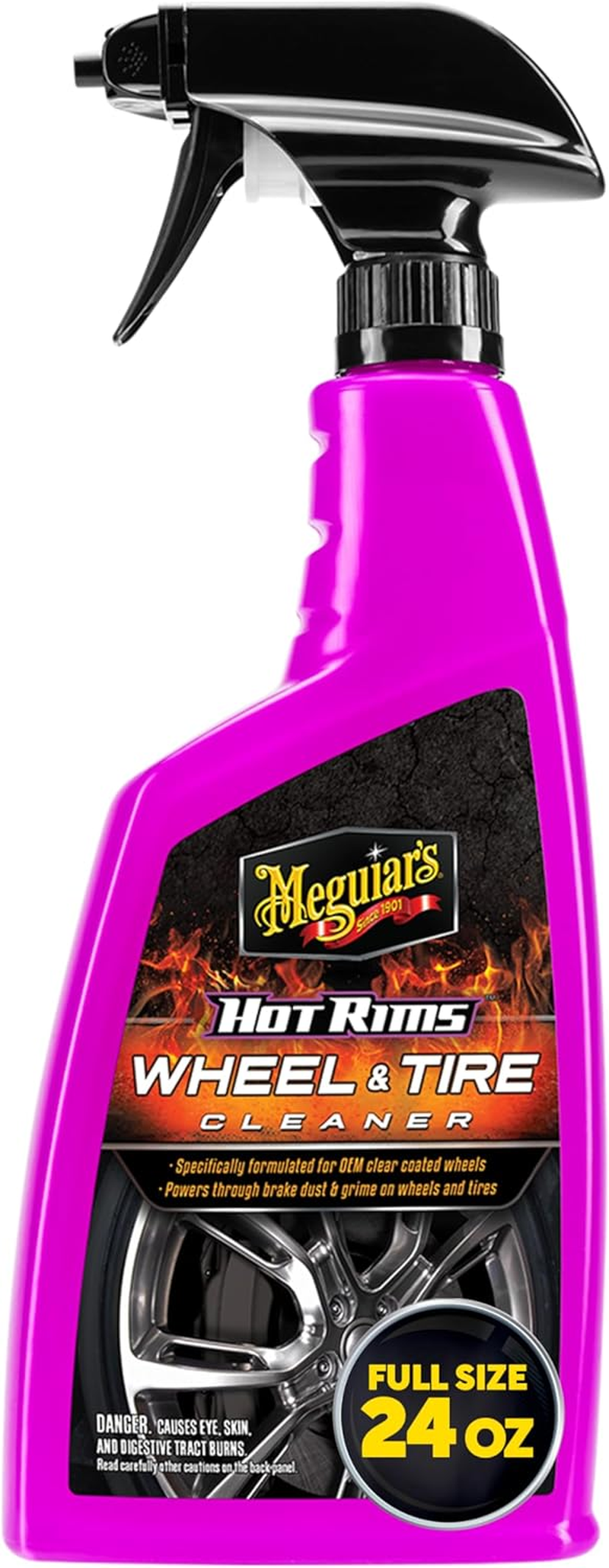 Meguiar'S Hot Rims Factory Equipped Wheel and Tyre Cleaner, 24 Oz image number 4