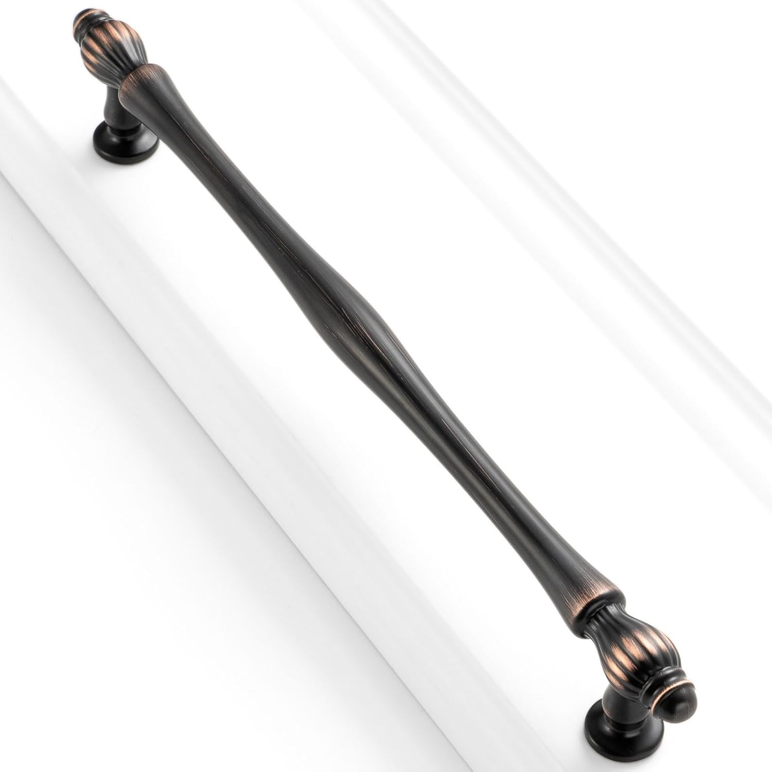 BEROSSA 5 Pack 7-1/2 Inch Oil Rubbed Bronze Cabinet Pulls Brushed Bronze Cabinet Handles Bronze Hardware for Kitchen Cabinets 2510 Drawer Dresser Cupboard Bedroom Bathroom image number 1