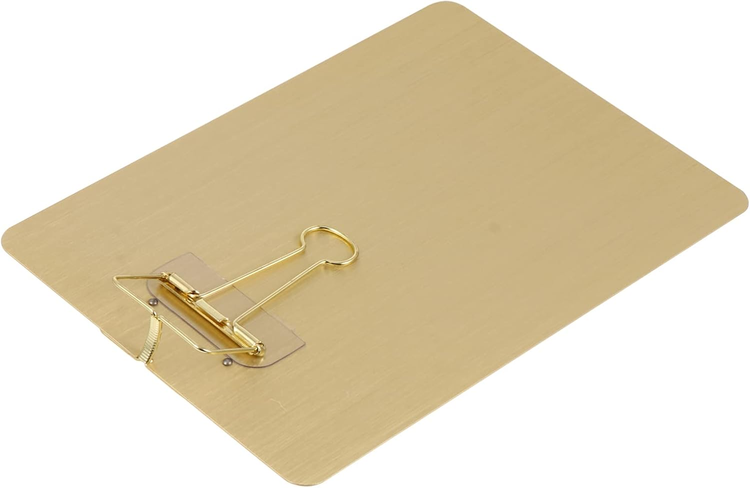 HOODANCOS 1Pc Clipboard Stainless Steel Clip Writing Pad for Schools Offices Restaurants Homes for Learning Painting Group Projects Holding image number 5