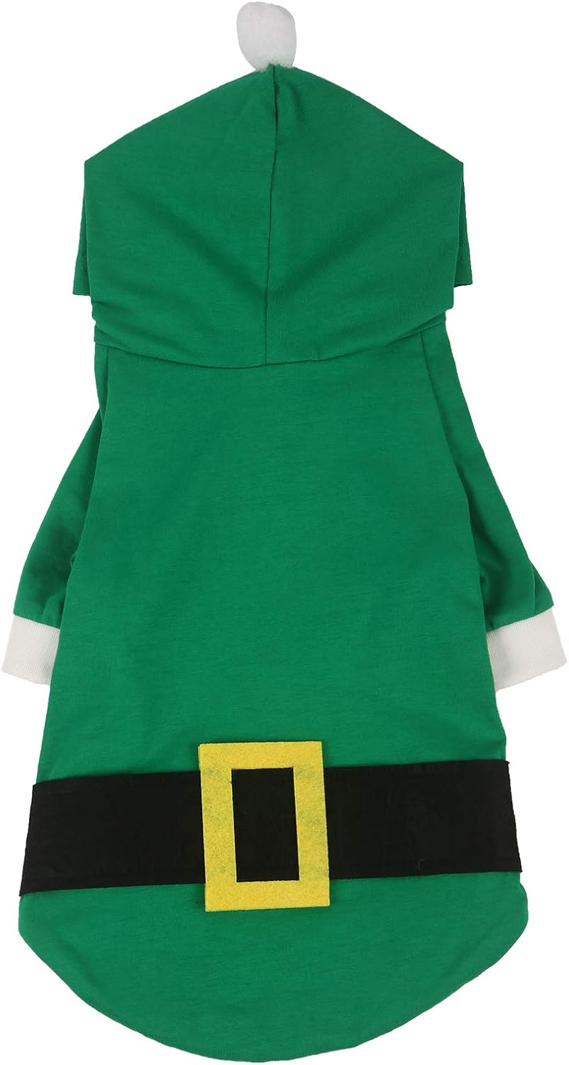 Coomour Halloween Pet Dog Cat Skull Hoodies Glowing Skeleton Bones Costume Outfit for Dogs Cats (XL)