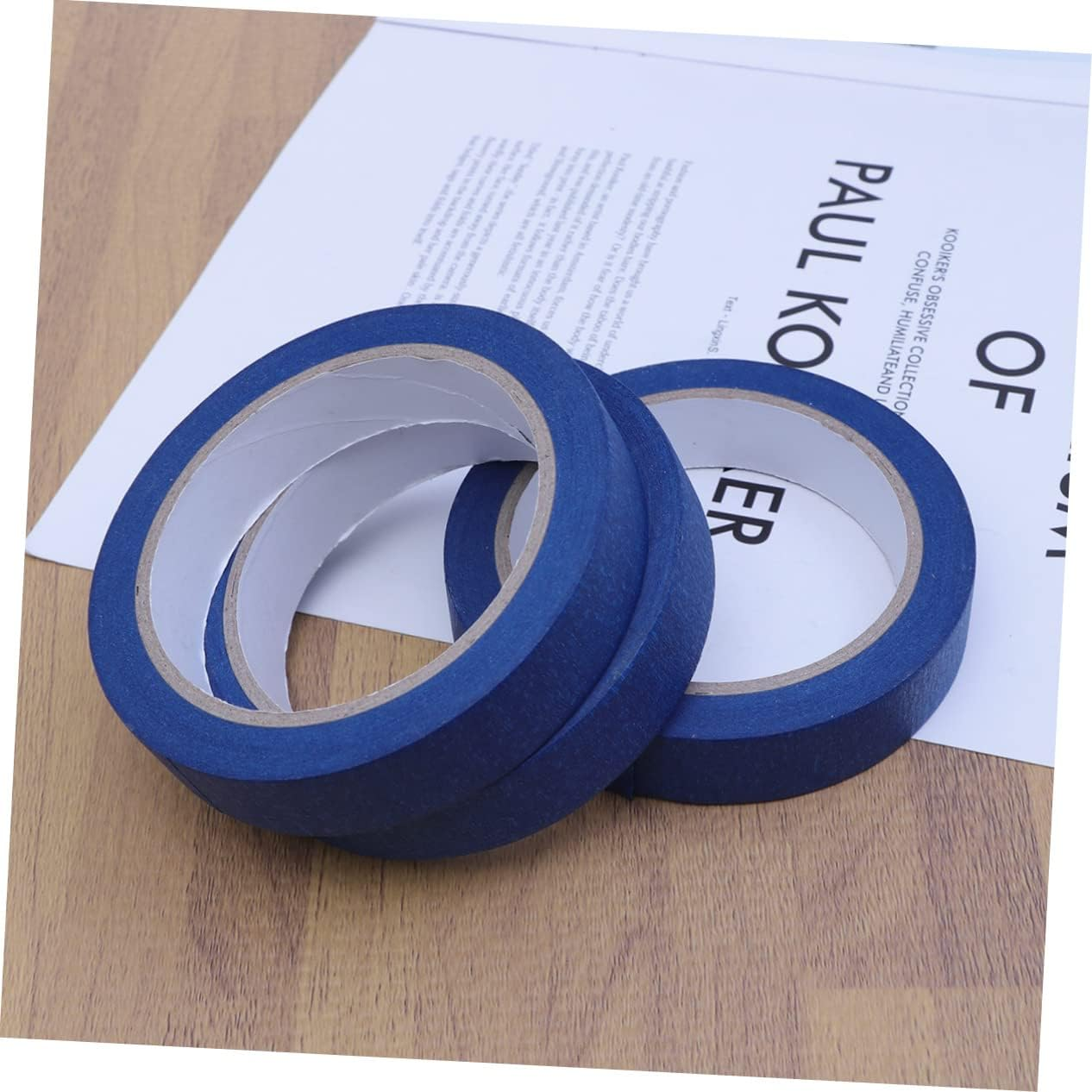 SEWACC 6Pcs High Temperature Resistant Rubber Color Separation Mark Tape Masking Tape for Painting Use Easy Application Uv Resistant Textured Paper