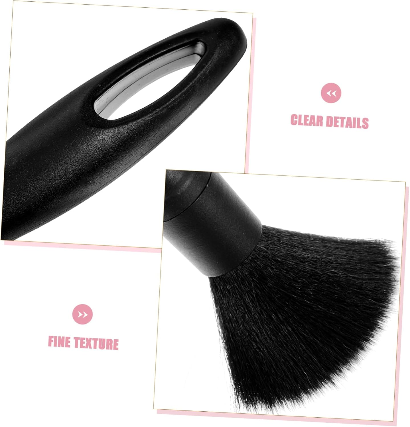 Parliky Car Detailing Kit 3Pcs Soft Bristle Brushes Wheel Rim Cleaning Brush Interior Car Cleaning Tool Automotive Detailing Supplies for Vehicle Care image number 2