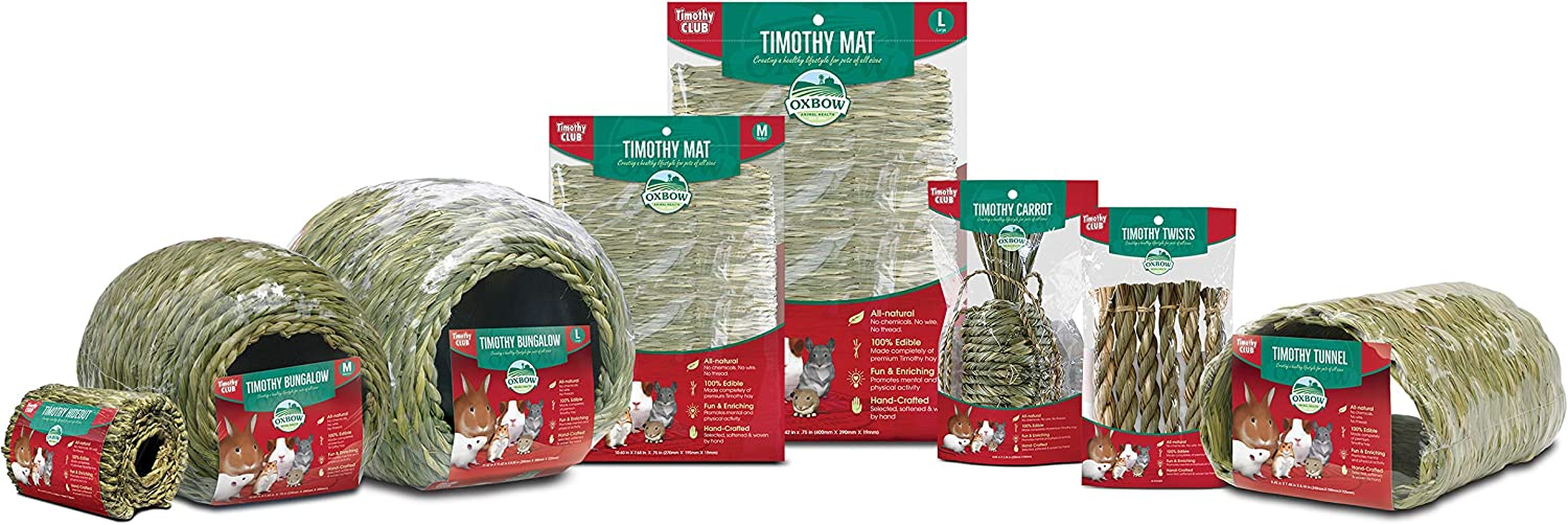 Oxbow Animal Health Timothy Club Timothy Hideout, 6" X 5" X 5" image number 2