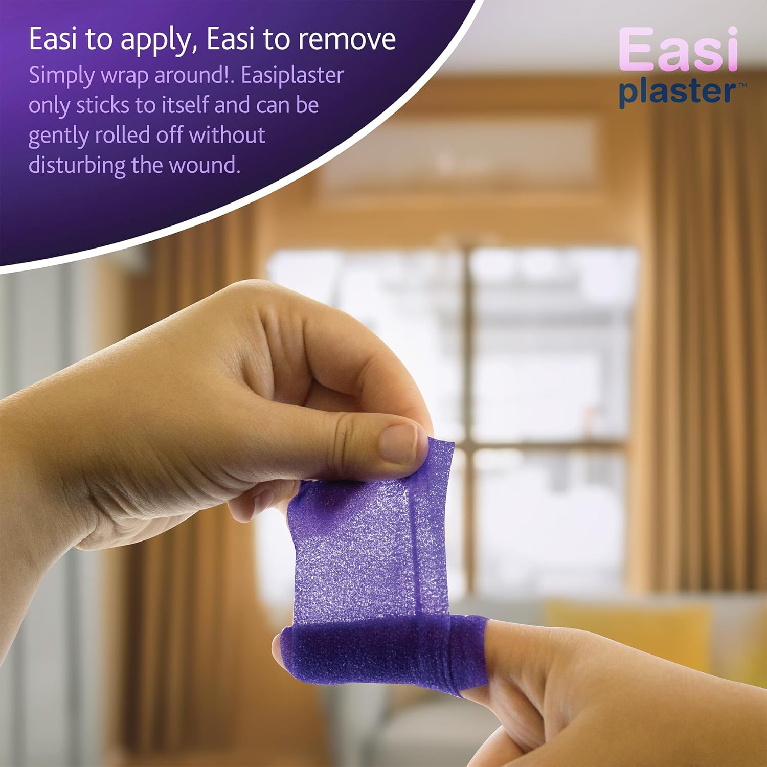 Reliance Medical Self-Adhesive Bandage Wrap &ndash; Easy-Tear, Stretchy & Washproof, Pain-Free Removal, Sticks to Itself, Quick Application for Wounds, Sports & First Aid, Hypoallergenic & Latex-Free, 5M Roll image number 4