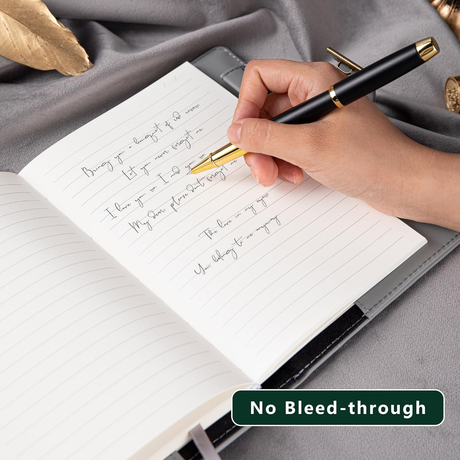 TIEFOSSI Phoenix Journal Notebook with Lock, Vintage Leather Locked Diary, B6 Travel Refillable Ruled Lined Writing Paper, Secret Password Gift Diary for Women Girls Boys (Green) image number 3