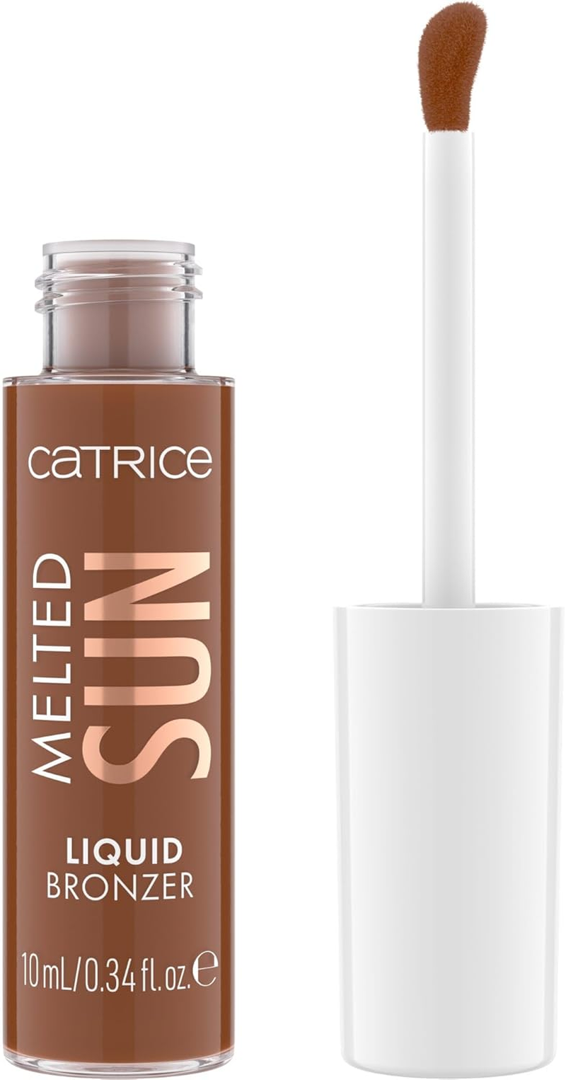 Catrice Melted Sun Liquid Bronzer, No. 005, Brown, Long-Lasting, Defining, Highly Pigmented, Natural, Matt, Vegan, Oil-Free, Perfume Free, Alcohol-Free, Pack of 10 Ml