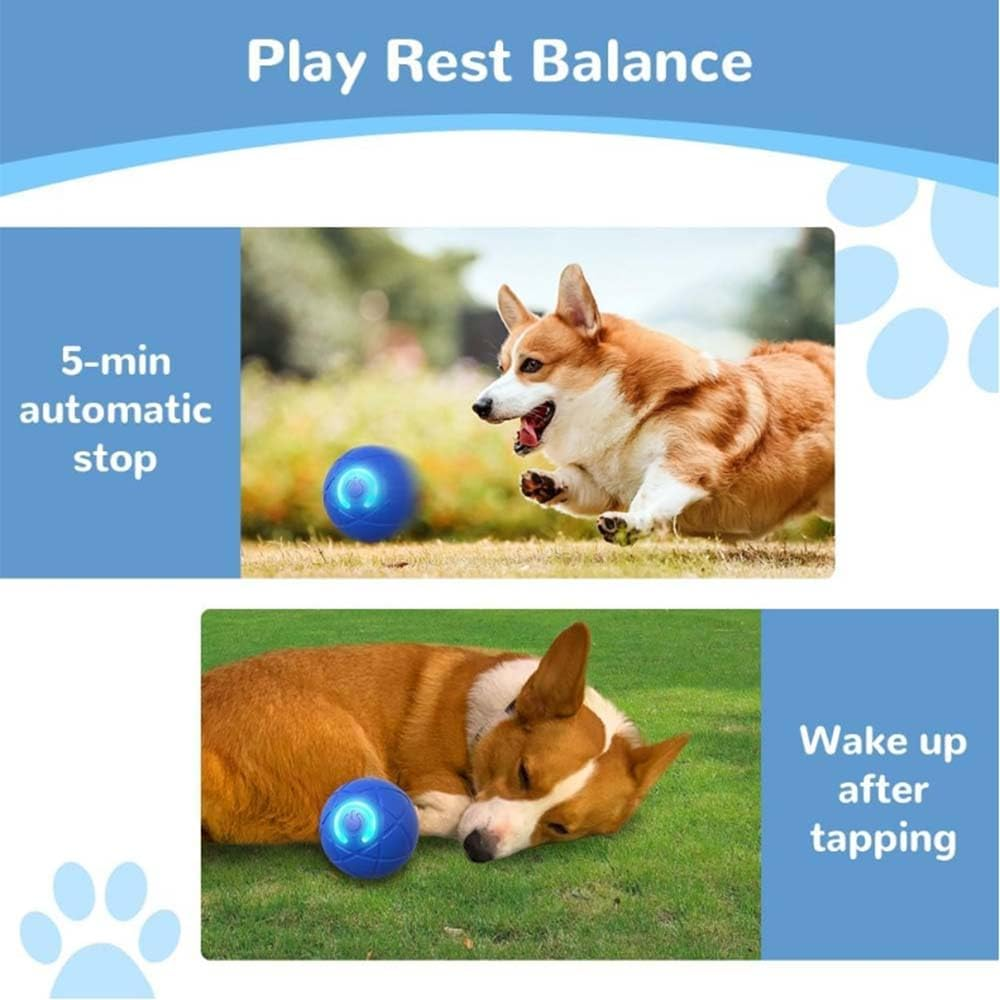 DWYYWSM Interactive Vibrating Dog Ball, Shaky Ball Toy Dogs, Automatic Moving Dog Toy Ball Smart USB image number 6