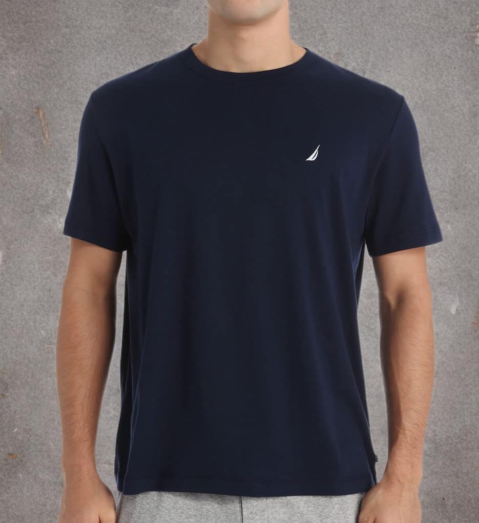 Nautica Mens Anchor Crew Neck Sleep Shirt