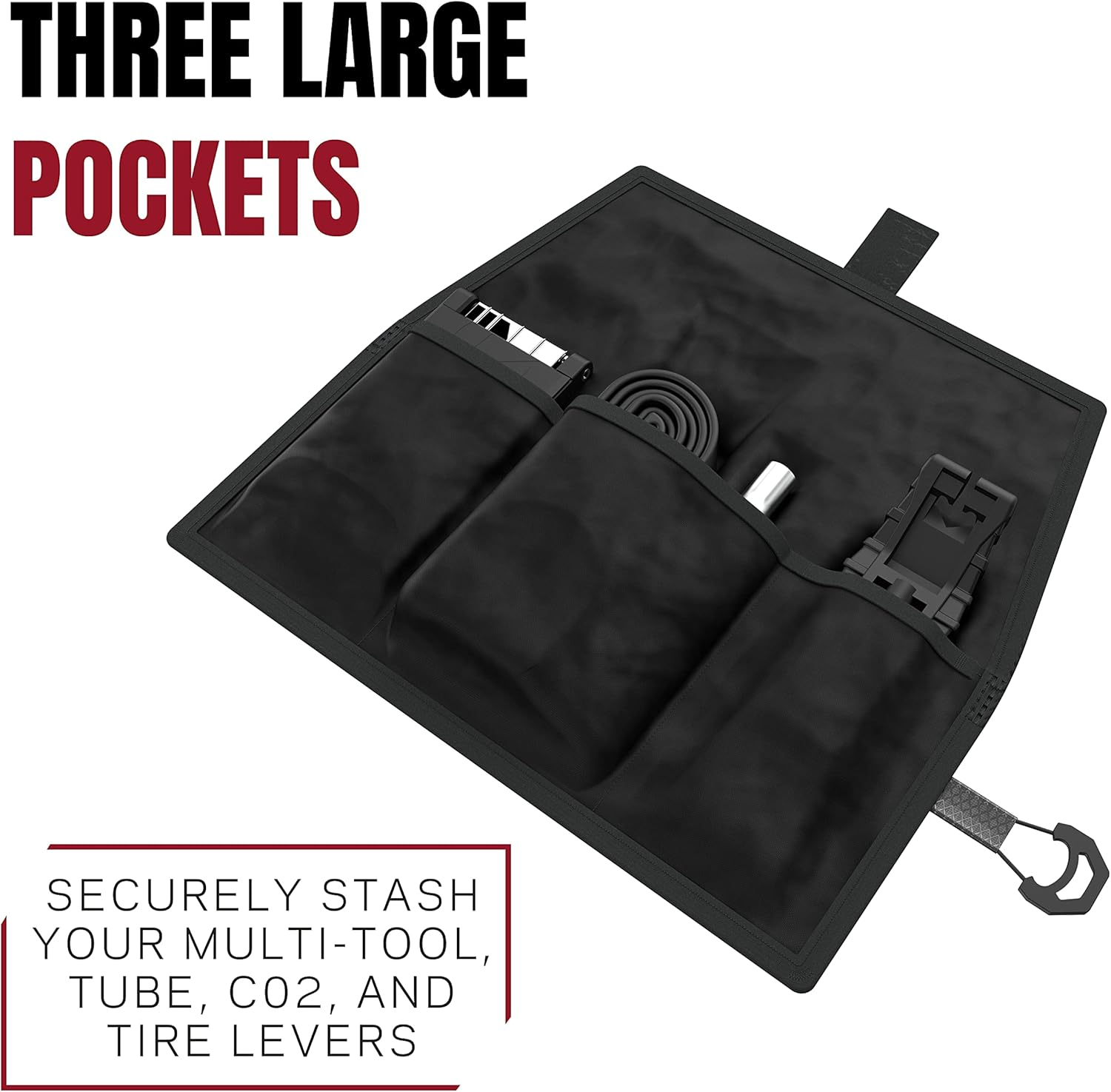 KOM Cycling Saddle Roll with ATOP Dial image number 5