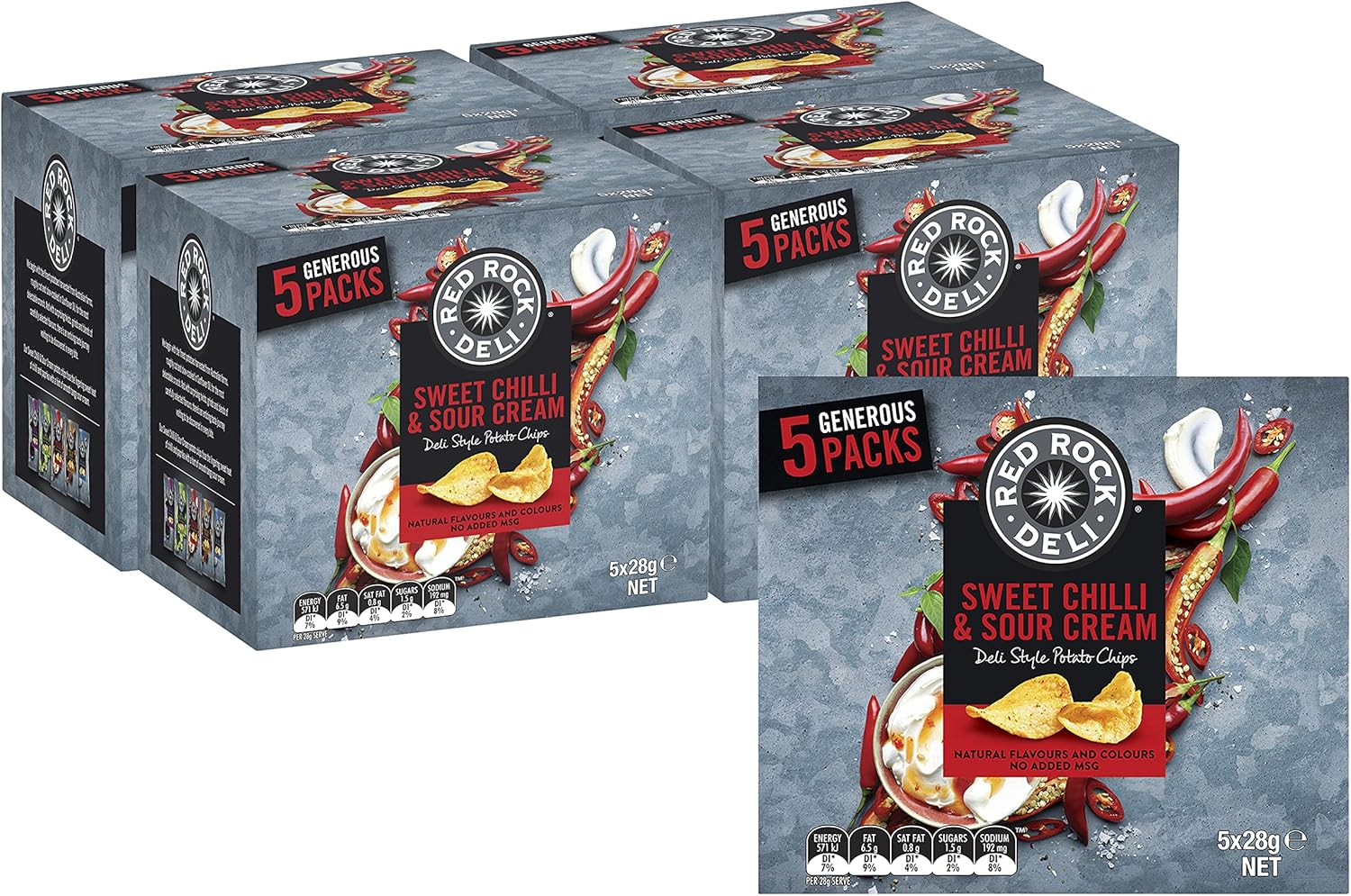 Red Rock Deli Honey Soy Chicken Premium Potato Chips 140 G image number 3