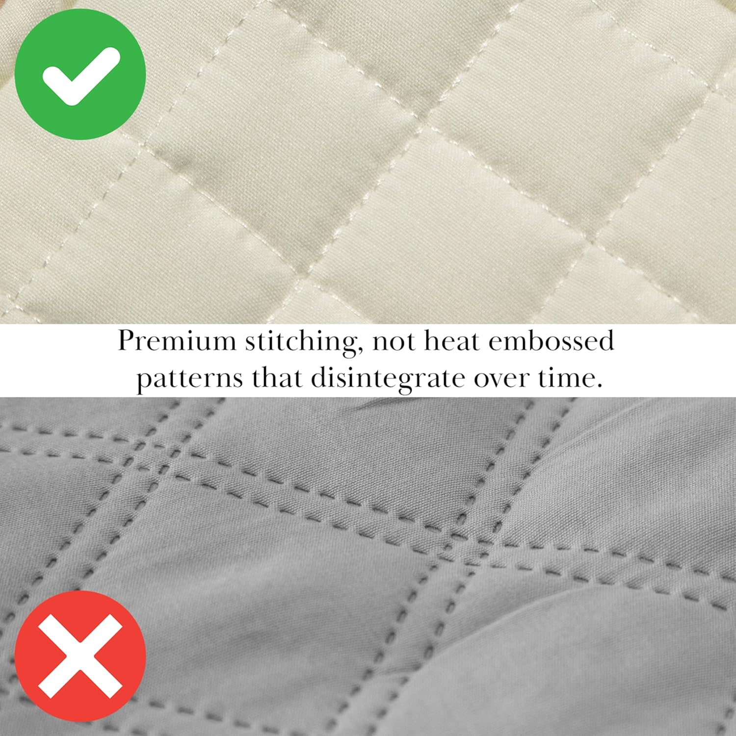 Southshore Fine Living, Inc. Oversized King Quilt Bedding Set, Soft Brushed Microfiber, Wrinkle-Free, Stain and Pet Hair Resistant Bedding, California/King Size Quilt Coverlet Set W/2 Shams, Cream image number 1