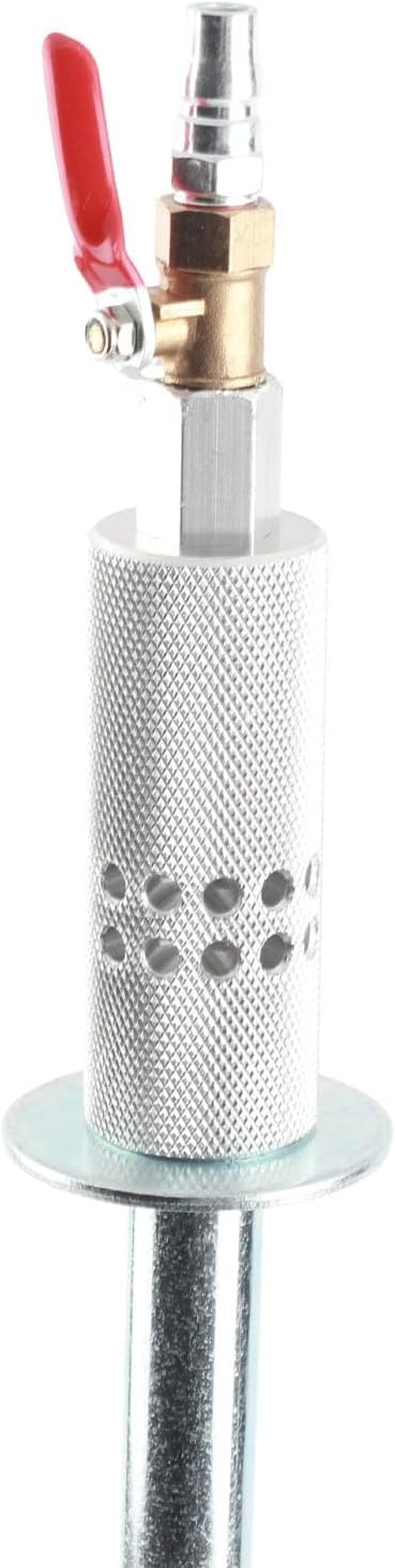 Heavy Pull Hammer Penumatic Sag Repair Hammer with Suction Cup Slide Tool, Dent Puller for Car Body Repair, Galvanized Steel Black Color 1900G Weight image number 3