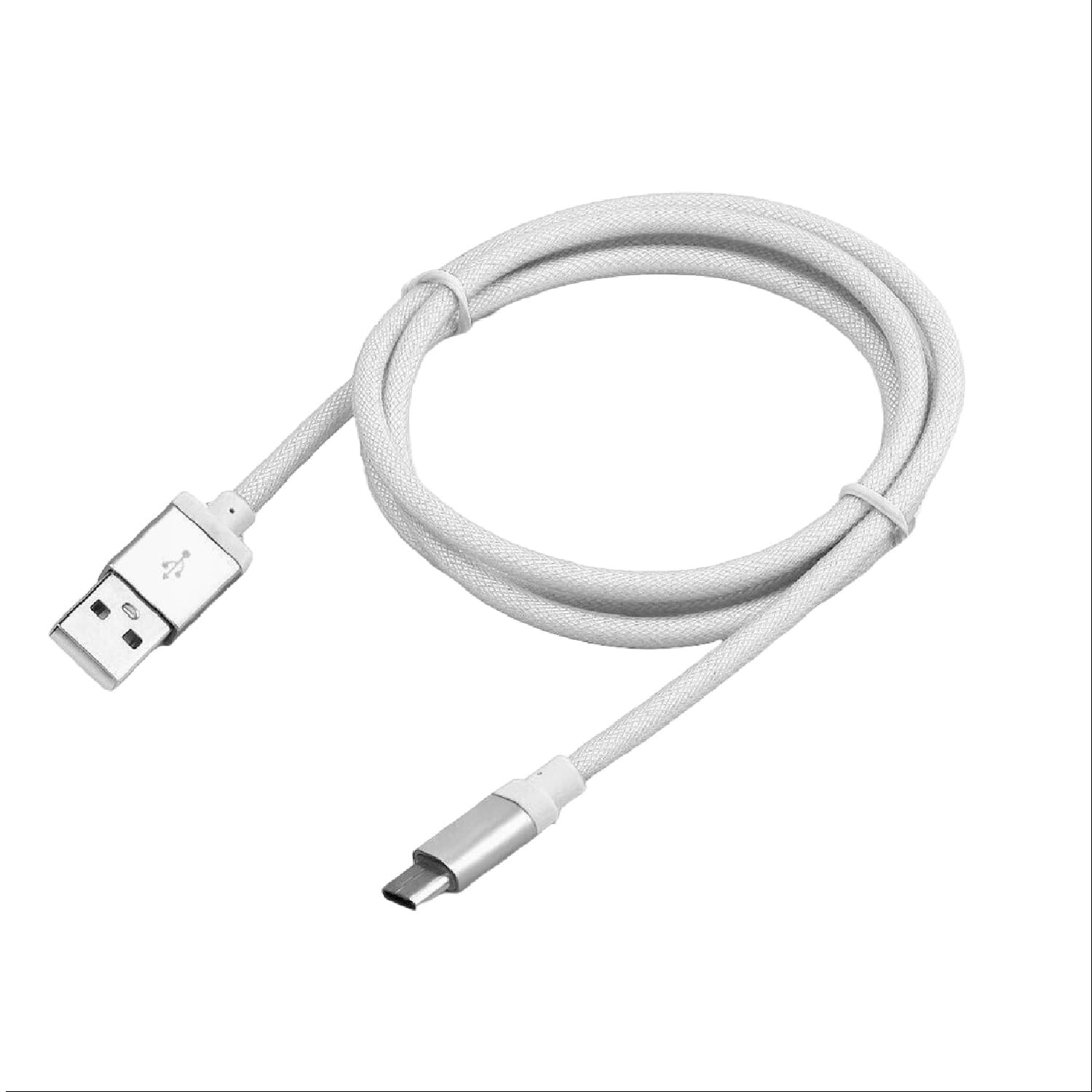 EZONEDEAL High Speed USB to Micro USB Cable 6FT Android Charger Cord - Cell Phone Charger Cord Nylon Braided USB Charging Cable Compatible with All Micro USB Charger Cable Phone (2M White) - 2M Purple image number 2