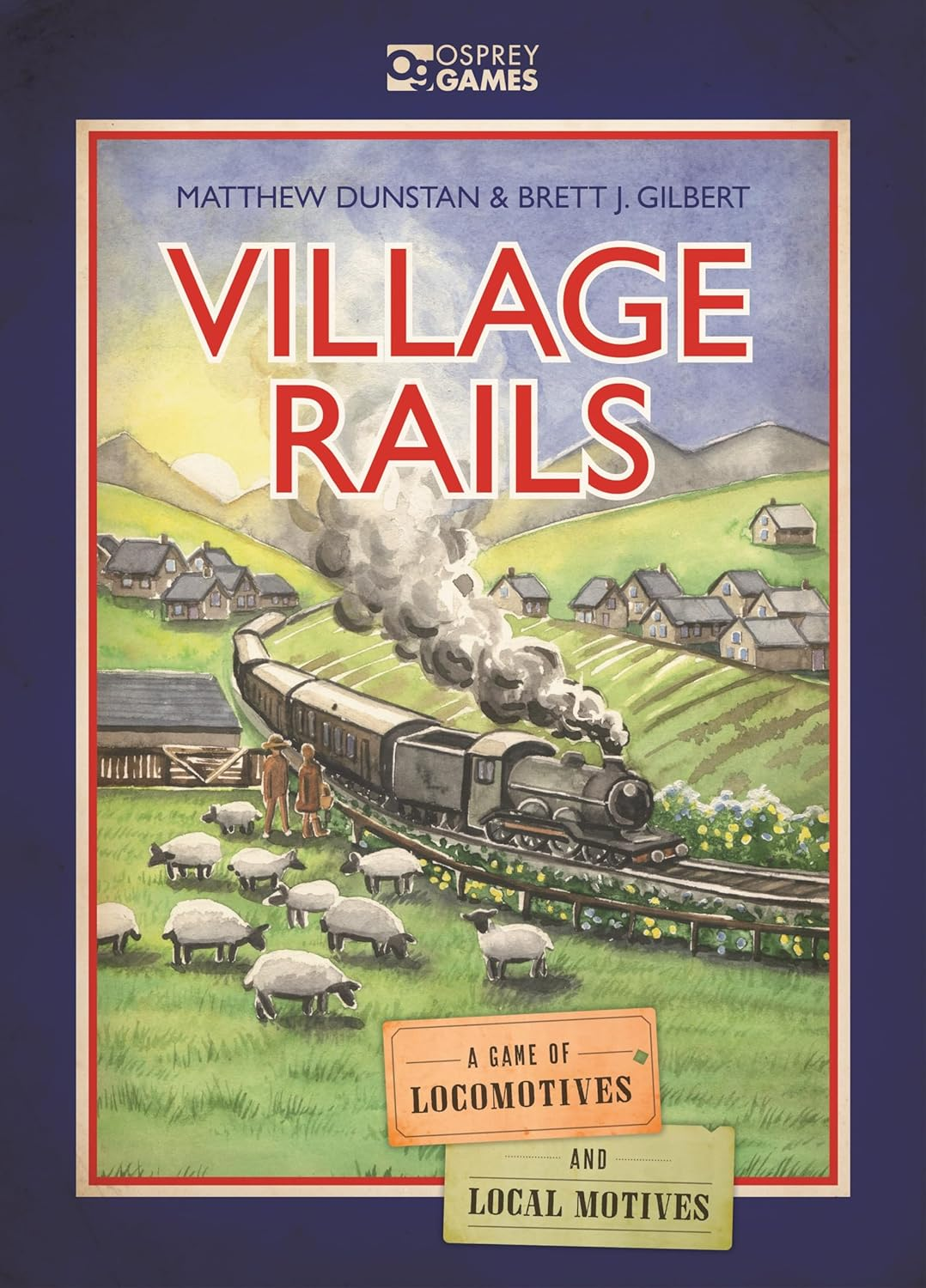 Osprey Games Village Rails Card Game image number 3