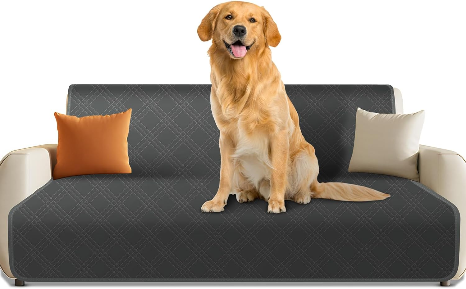 MOCOBO Waterproof Dog Blanket - 205 X 130 Cm - Robust Dog Mat as Protection for Sofa and Bed - Non-Slip Dog Blanket Suitable for Large and Small Dogs - Machine Washable - Grey