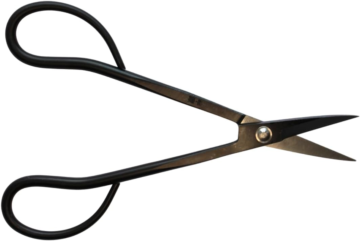 Hanzo Carbon Steel Bonsai Scissors 180Mm - Australian Supply, Black image number 1