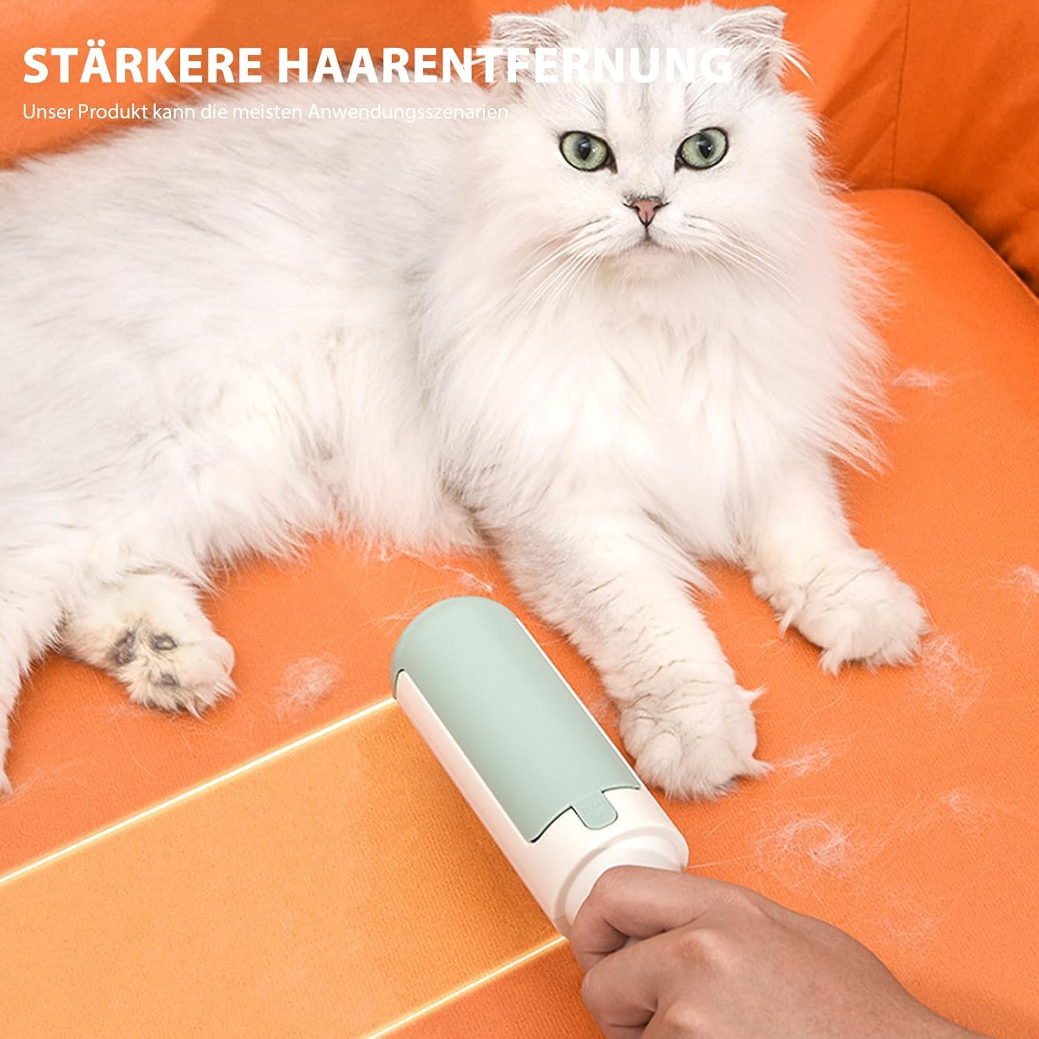 Pack of 3 Pet Hair Remover, Lint Roller, Reusable, Lint Brush for Pet Hair, Cat Hair Remover, Lint Remover for Dog Hair, Cat Hair, Clothes, Sofa, Car, Bed, Carpet, Scratching Post image number 5