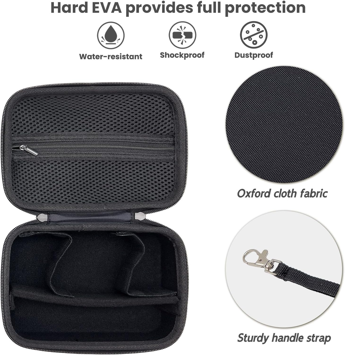 Travel Storage Case for Philips Norelco Multigroom Series 3000 5000 7000, MG3740/40, MG5910/49, MG7750/49, Protective Organizer for Beard Face Ear Hair Trimmer, Attachments, Hair Clipper Shaver image number 5