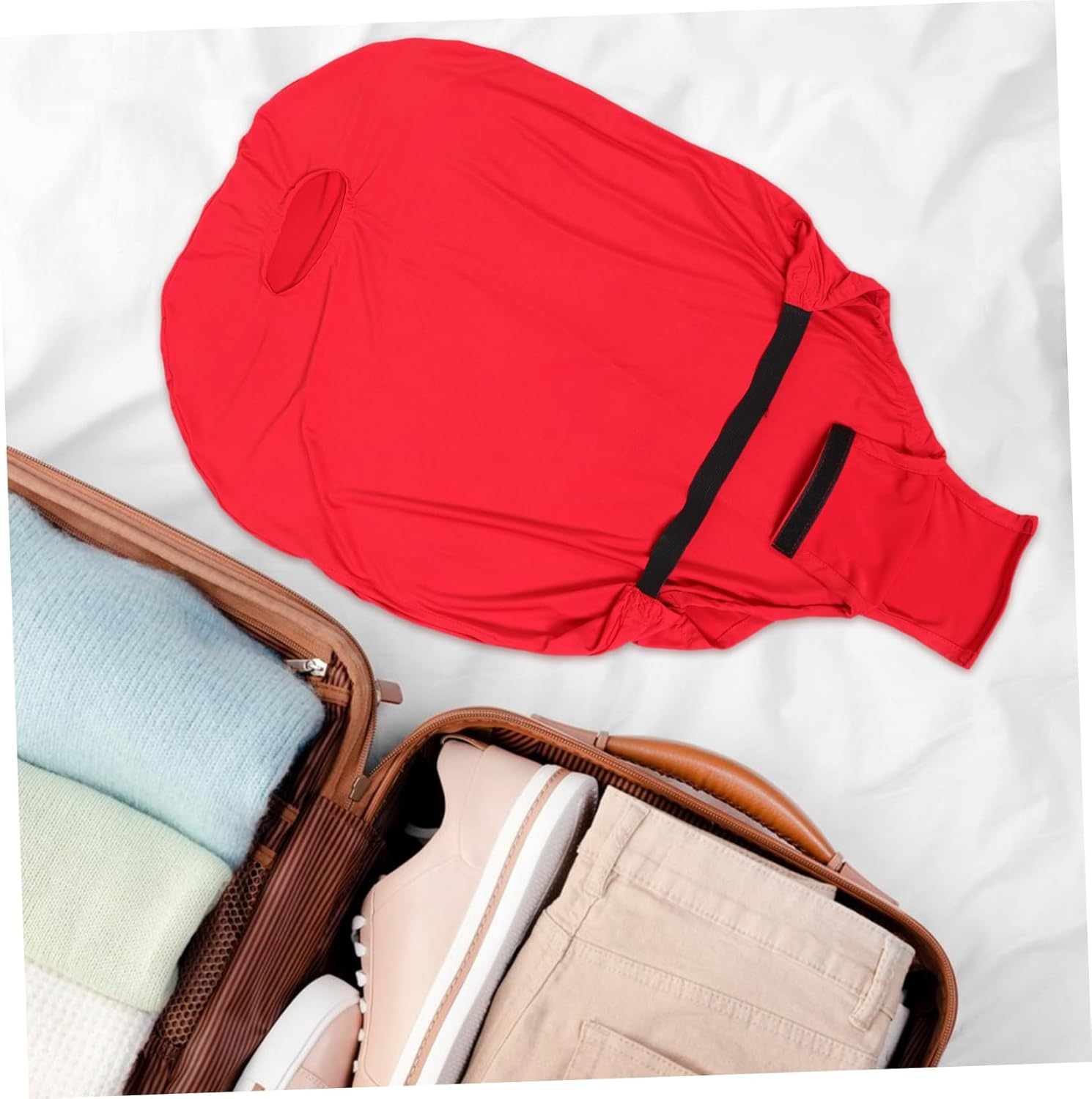 TOGEVAL Elastic Luggage Cover Suitcase Protector Travel Carry Bag Wheel Protectors