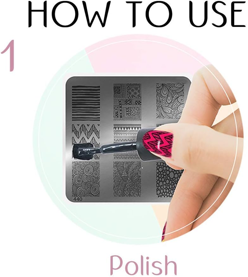 Moyou'S XL Vintage Plates Collection 6, Lace Design, Full Nail Art Designs image number 4