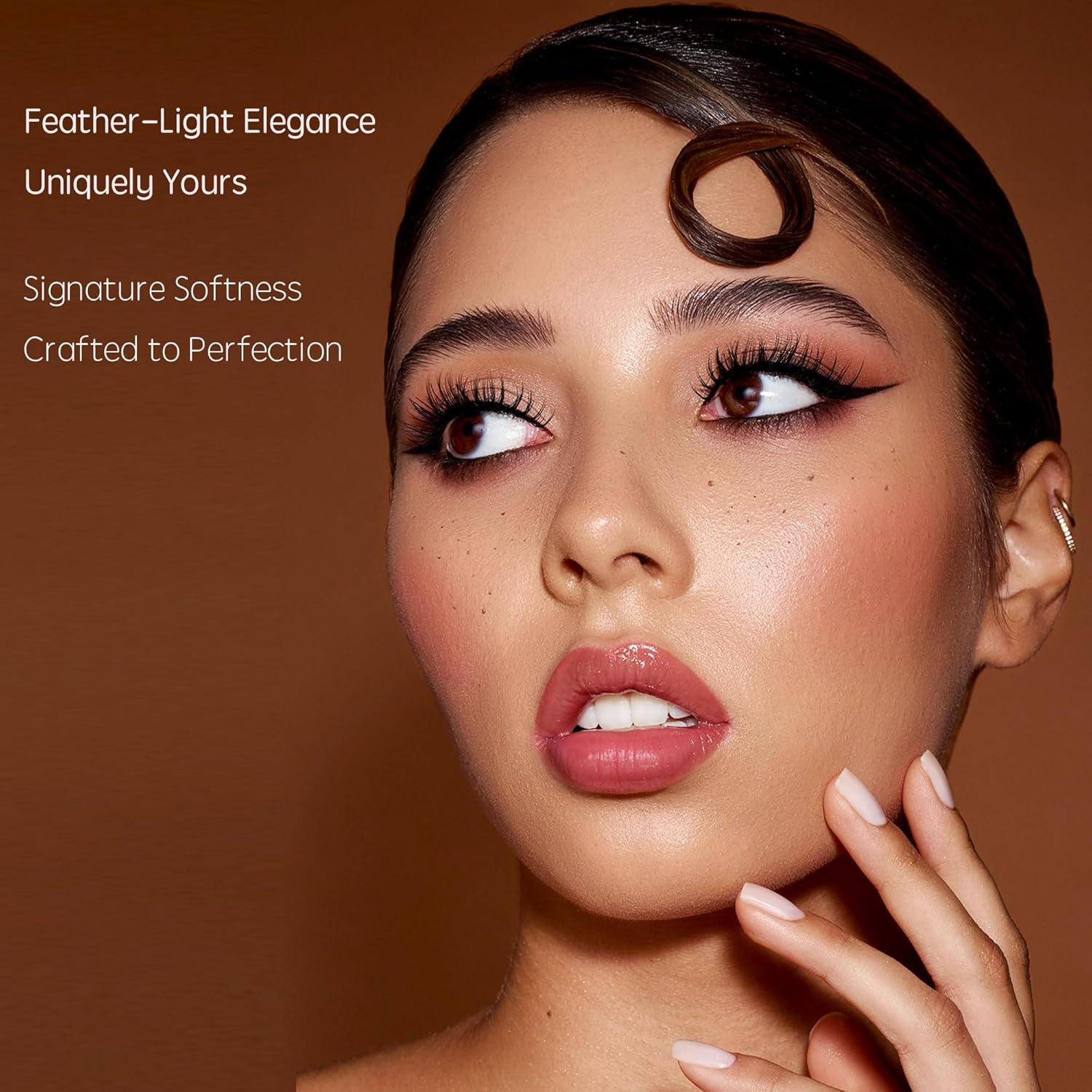 Wispy Natural Look,10Mm,12Mm,14Mm,16Mm(10-16Mm) C Curl Lash Clusters,Multi-Styles,Individual Lash Extensions,Lightweight, Easy to Apply,Suitable for Any Occasion,Ehszm Beauty(Natrual+Classic) image number 2