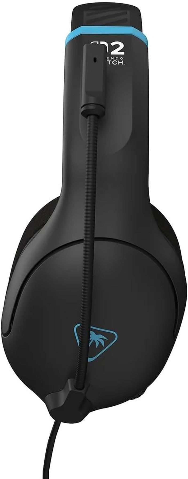Turtle Beach Airlite Fit 2 Wired Gaming Headset &ndash; Officially Licensed for Nintendo Switch 2, Nintendo Switch, Durable, Lightweight, Charcoal Blue/Red image number 5