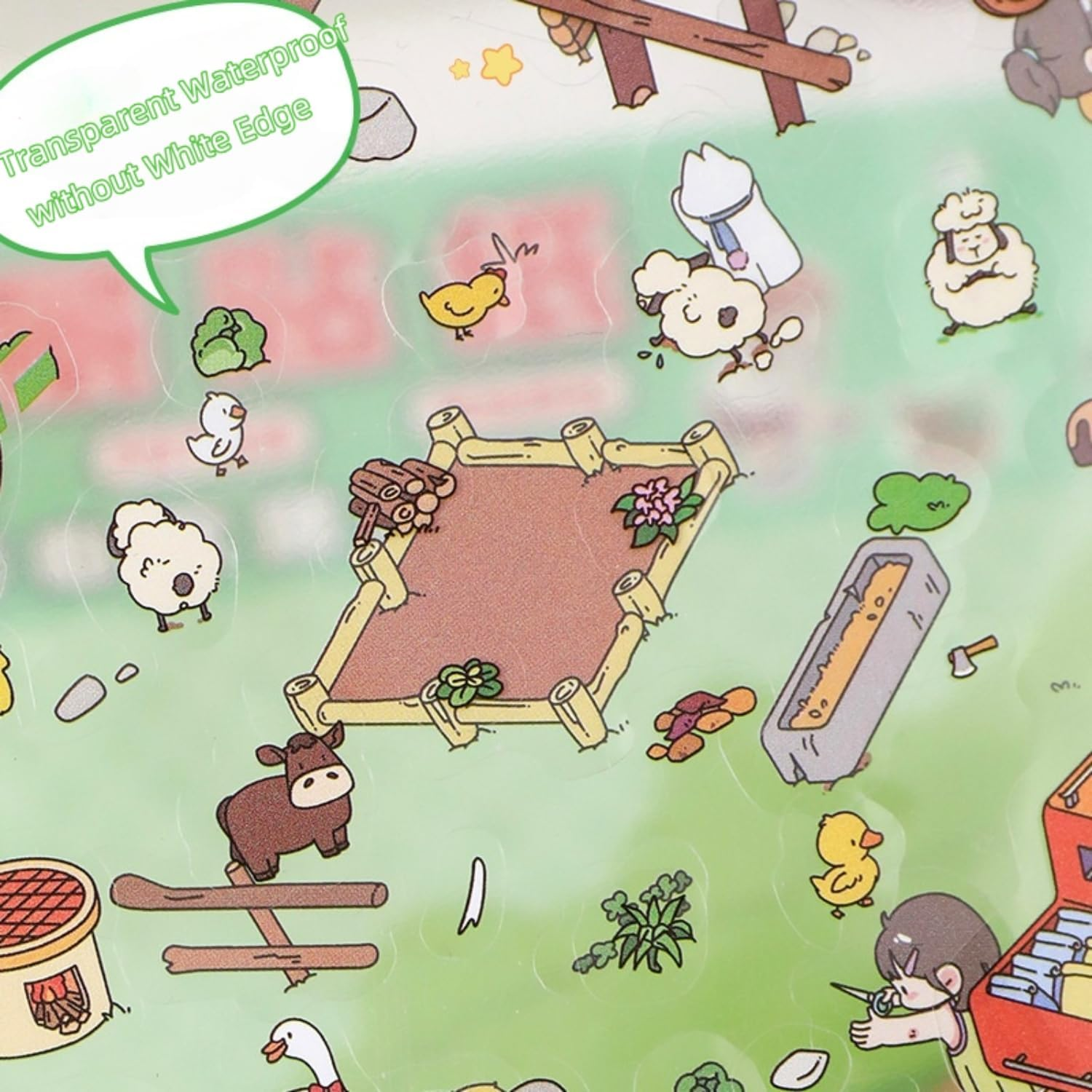 6 Sets Big DIY 3D Stickers Scene,Fun DIY House Stickers for Adults and Kids to Relieve Stress Pass the Time Birthday Party,Panda Villa,Sunshine Ranch,Learning Interest Group image number 2