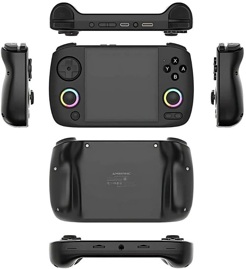 RG Cubexx Retro-Gaming Handheld Konsole, 3,95 Zoll IPS Display, H700 Quad-Core, 32GB Speicher, Rgb-Beleuchtung (Schwarz) - White image number 2