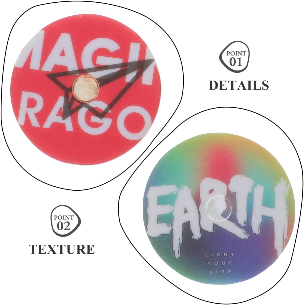 Vaguelly 24 Pcs Car Air Freshener Discs, Aromatherapy Refill Pads for Record Player, Fragrance, Pe Material, Assorted Colors, 3.5Cm Diameter, Ideal for Driving and Relaxing image number 6