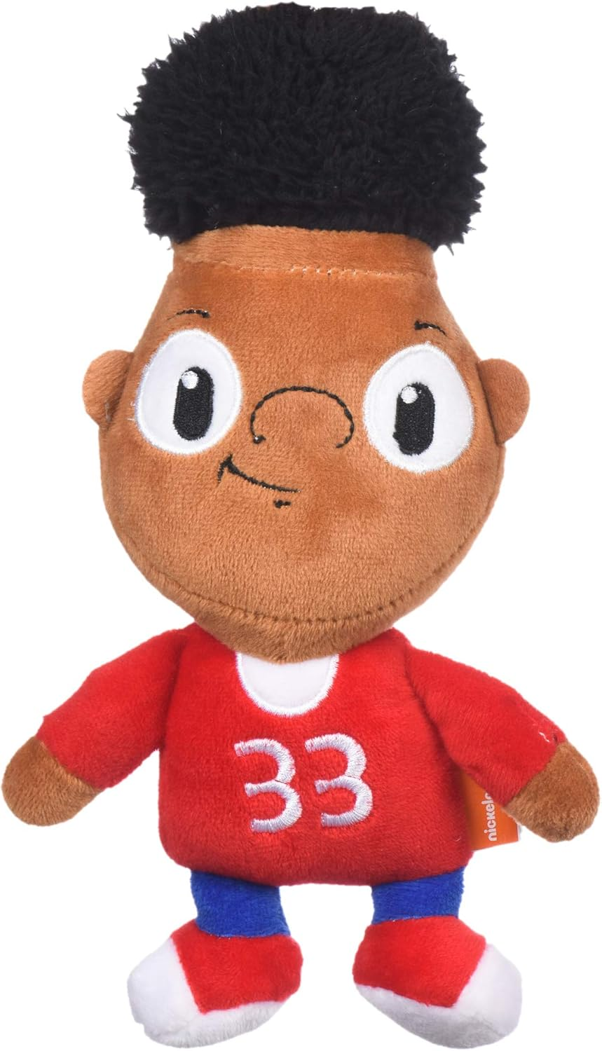 Nickelodeon Hey Arnold Gerald Figure Plush Dog Toy | 6 Inch Soft Fabric Small Dog Toy - Brown and Red Plush Dog Toy for All Dogs, 90S Nickelodeon Toys from Hey Arnold TV Series image number 2
