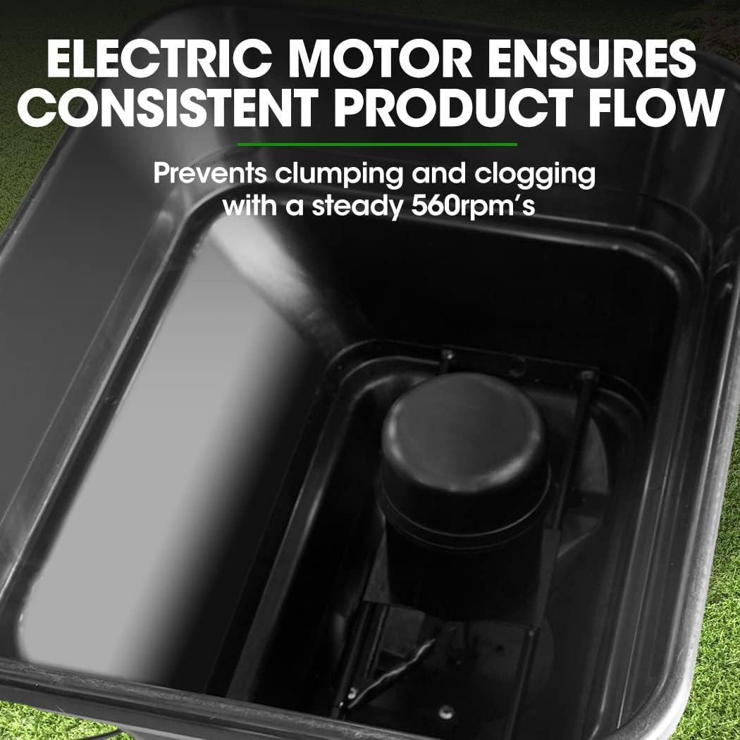 Plantcraft 12V Spreader 12V 36Kg 30L Lawn Seed Fertiliser, for ATV, Ride on Mower, with Rain Cover image number 2