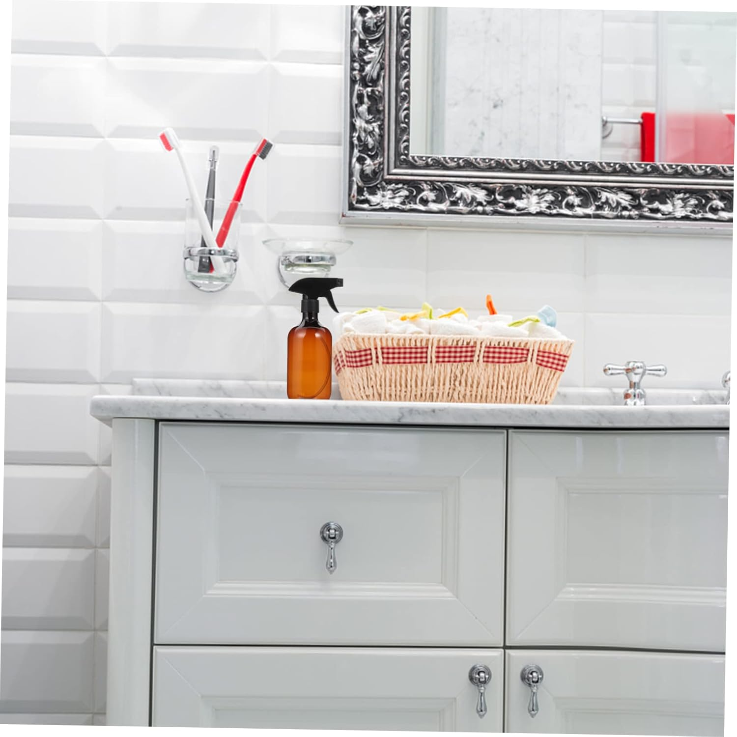 PLAFOPE 4 Pcs Refillable Spray Bottles for Essential Oils Hair Care and Versatile Mist and Stream Sprayer with Clear Measurement Markings image number 4